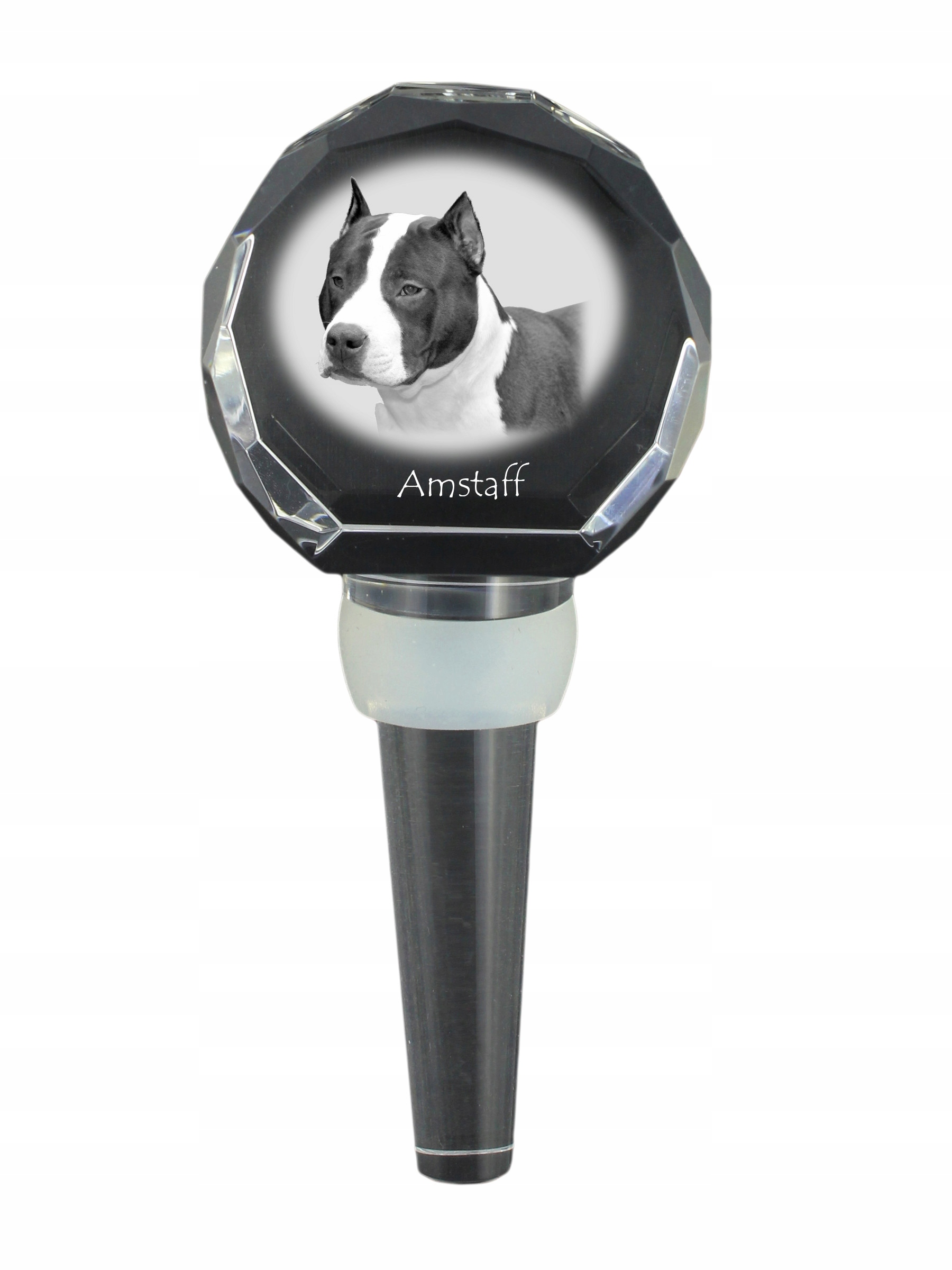 Amstaf Amstaff zátka na láhev s fotografií, personalizovaná zátka se psem