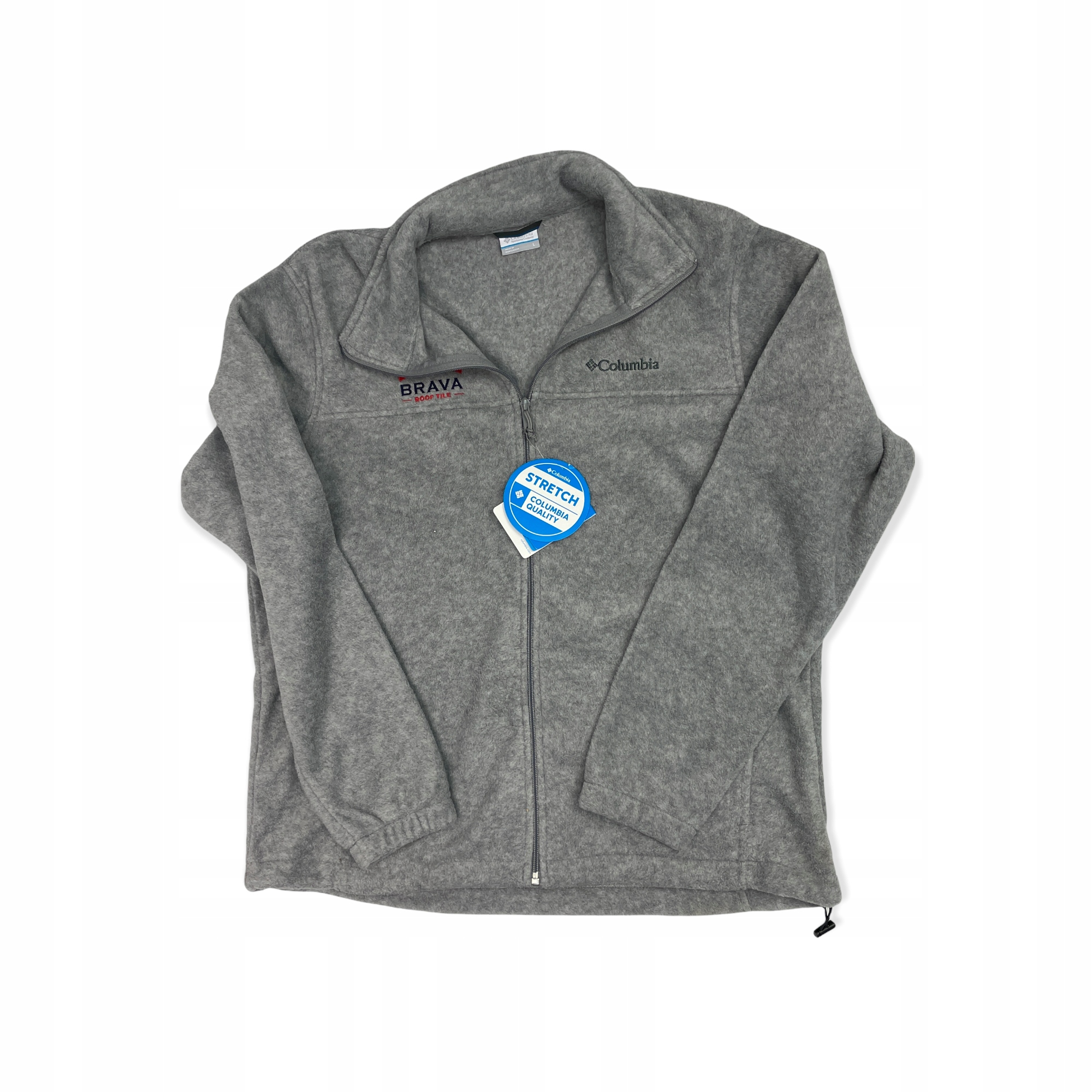Šedá pánská mikina s rukávem Columbia L