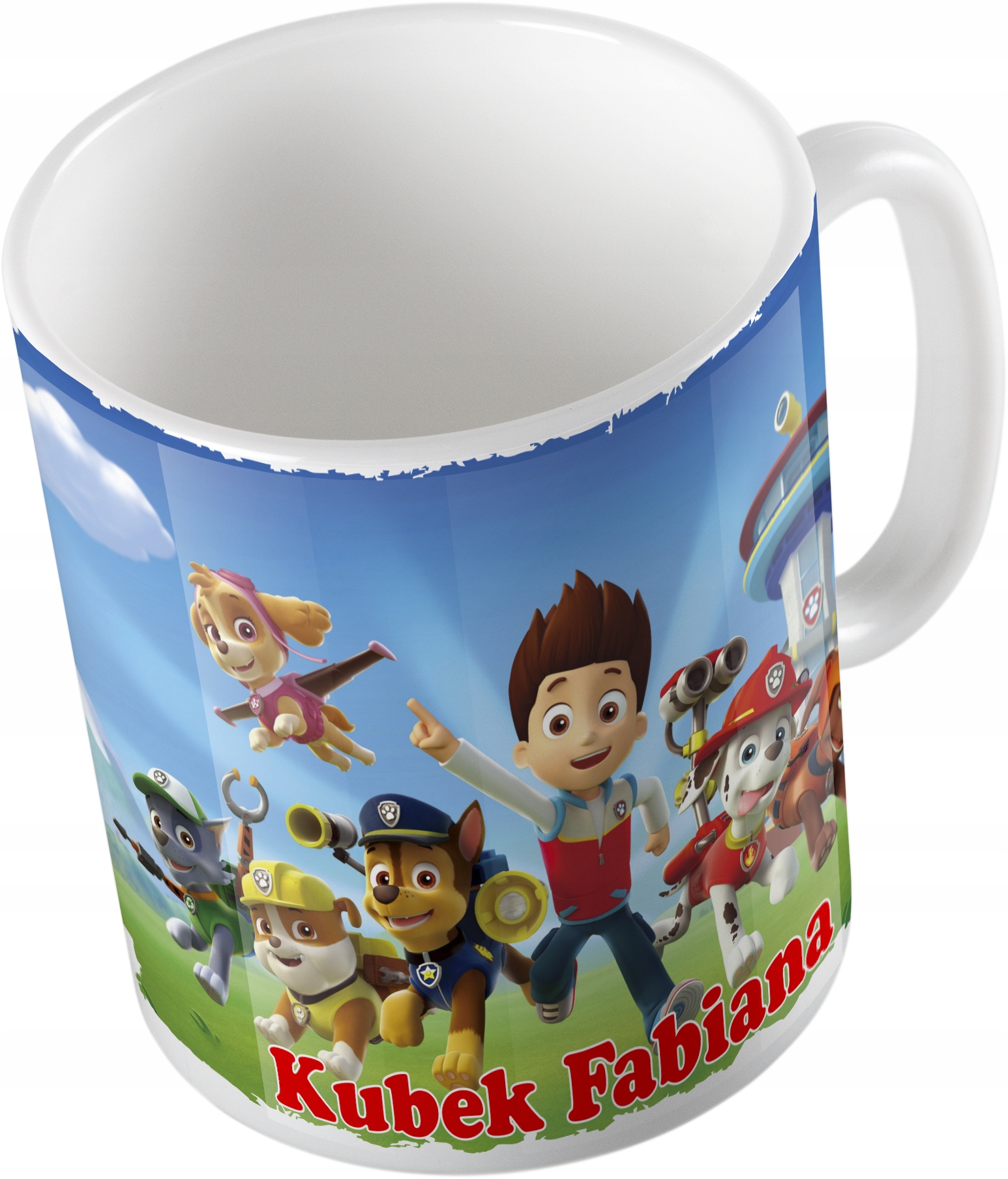 

Kubek Psi Patrol z imieniem dziecka