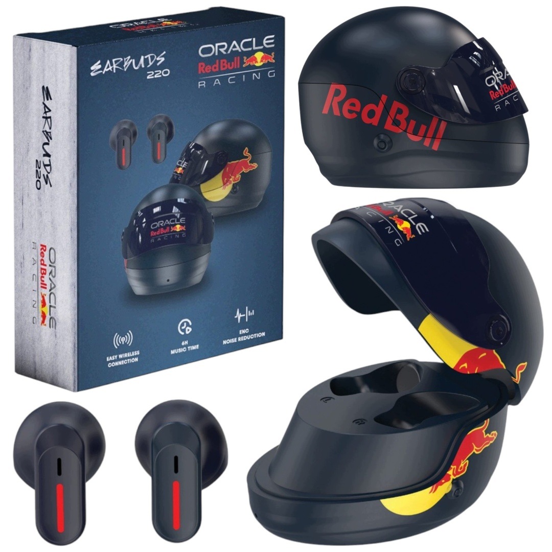 Słuchawki Tws Oracle Red Bull Racing Bluetooth Etui Kask Wyścigowy Usb-c 4h