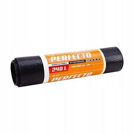 

Worki na śmieci Bardzo Mocne 240L 10szt. 30 mikron