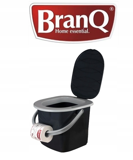 TOALETA PRZENOŚNA TURYSTYCZNA WIADRO KIBEL WC 15,5 Marka BranQ