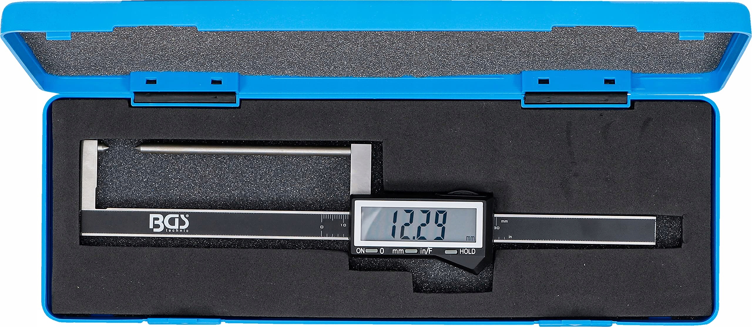BGS Cyfrowy Suwmiarka Do Tarczy Hamulcowej 80 mm mm i cale z Etui — miniatura 5