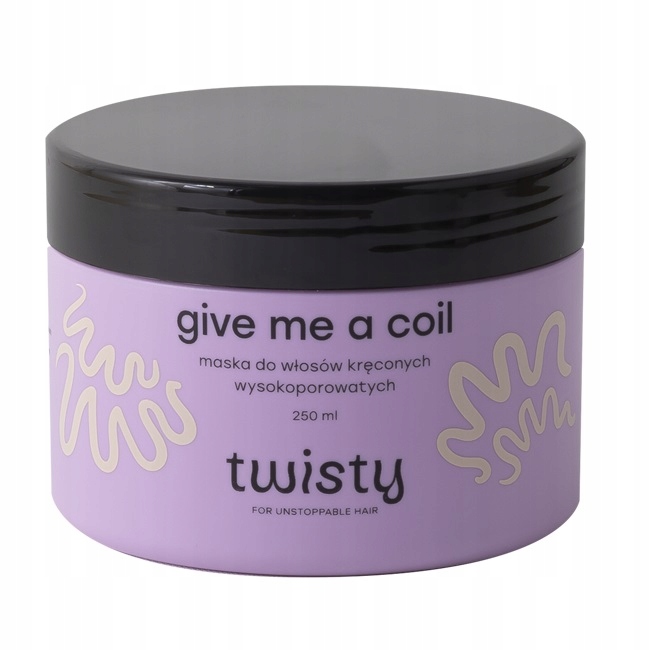 Vyživující maska pro kudrnaté a vysoce porézní vlasy Twisty 250 ml