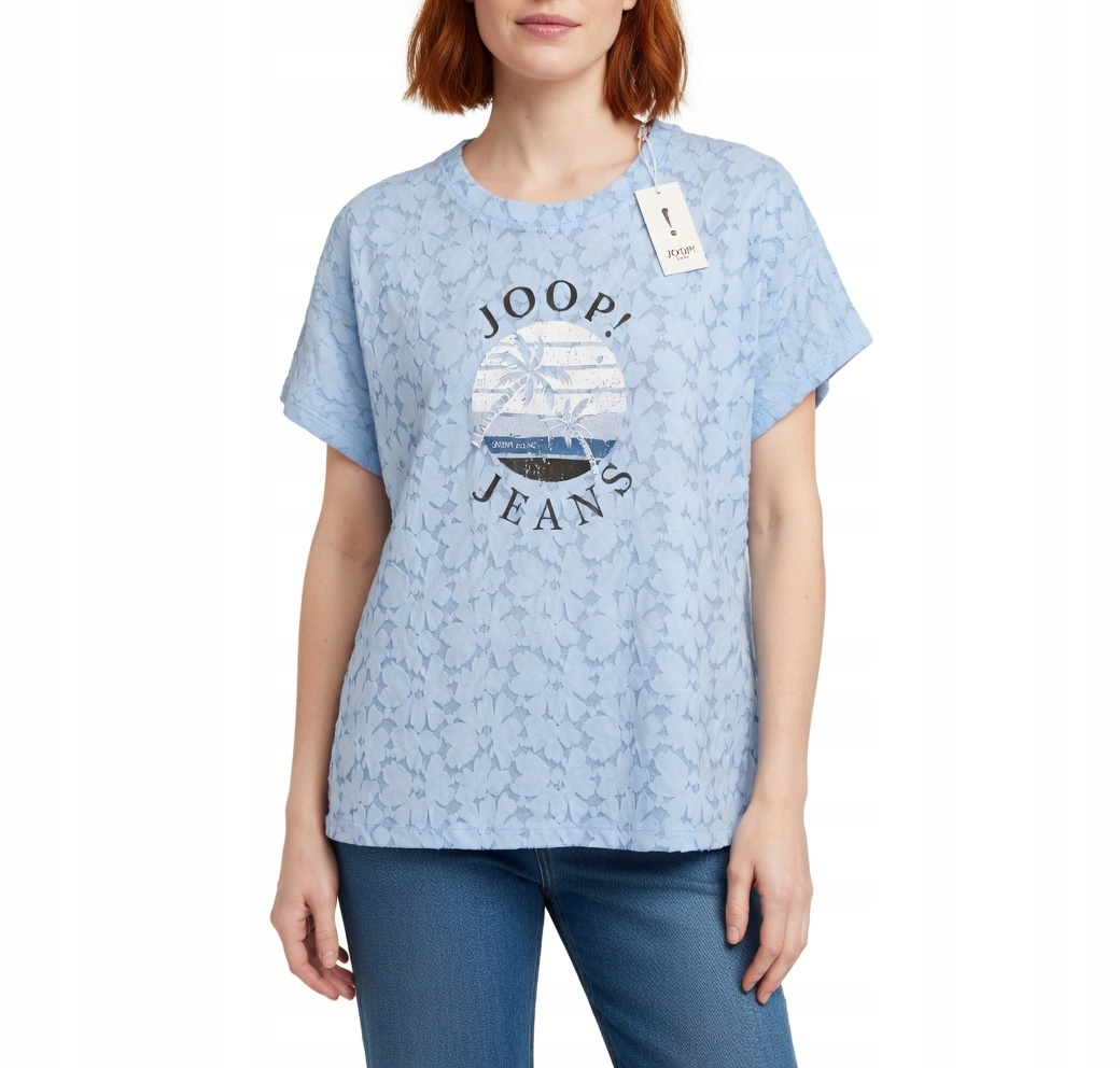 Joop! Krajková Retro Halenka Lace Lounge Modrá vel. M