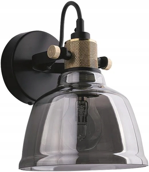 Led nástenné svietidlo Nowodvorski Amalfi Strieborné sklo 1x60W Nowodvorski