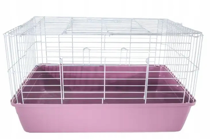 Klatka dla gryzoni 68,8X44,3X40,3cm różowa 50636 Panama Pet