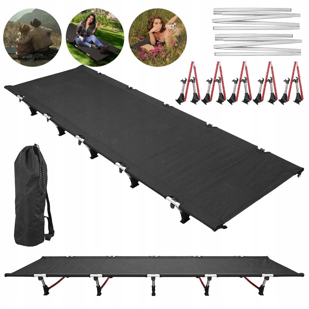 Skládací Kempingová Postel Do 150 Kg Pro Dospělé, Kempování, Matrace Přenosná