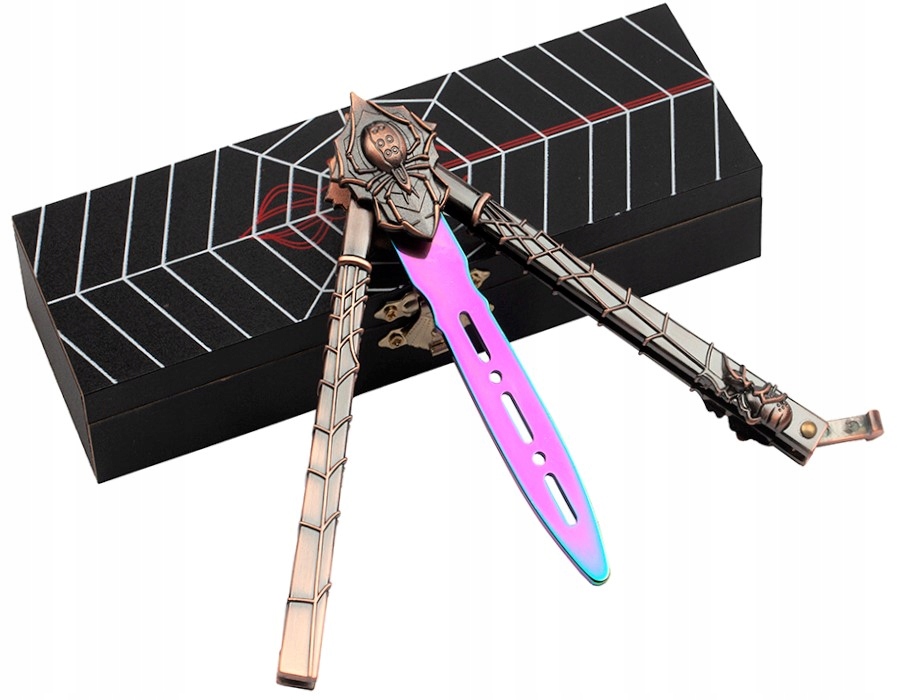 

Nóż Motylkowy Treningowy Tępy Motylek Do Treningu