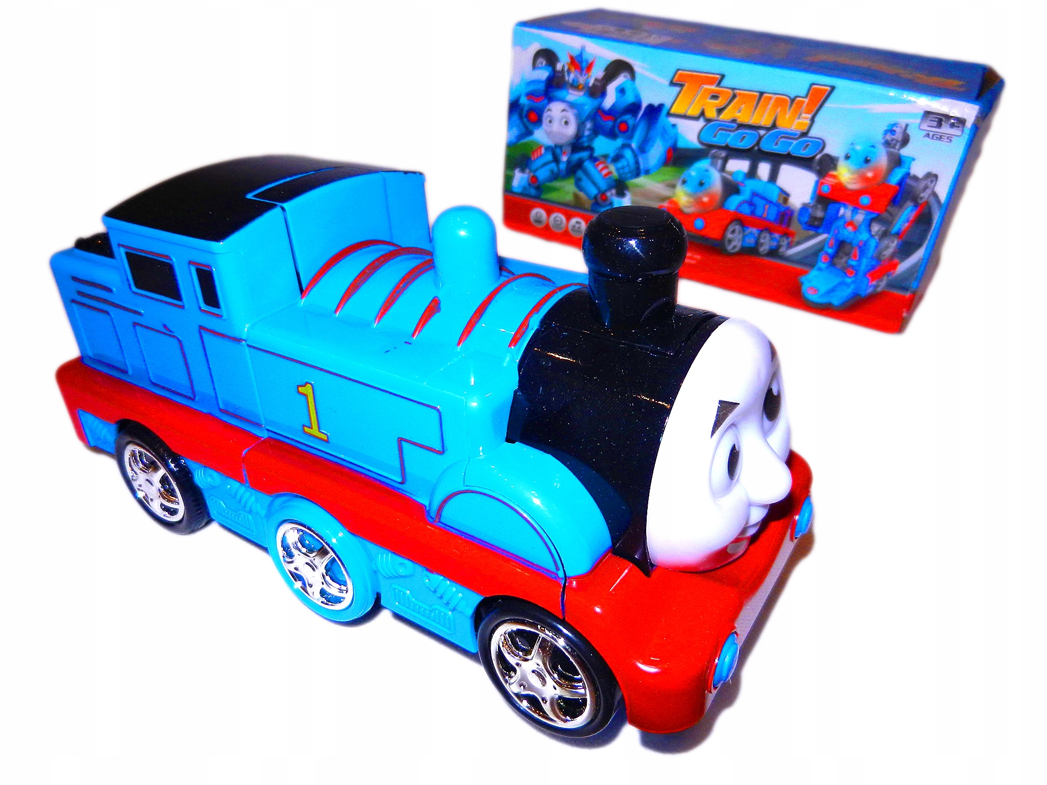 

lokomotywa Tomek zmienia się Robot kolejka Pociąg