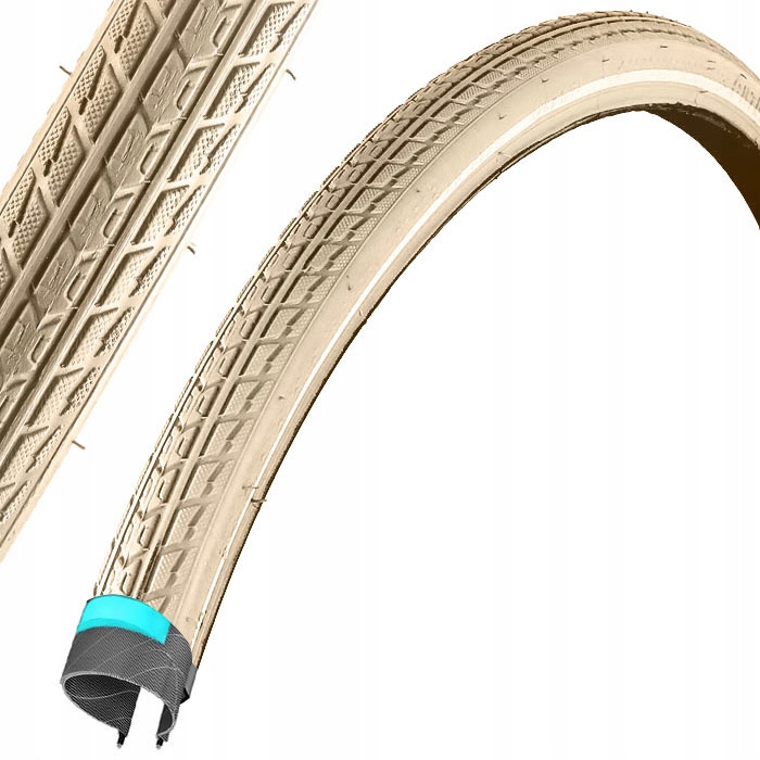 

Opona kremowa 28x1,50 40-622 +3mm antyprz, odblask
