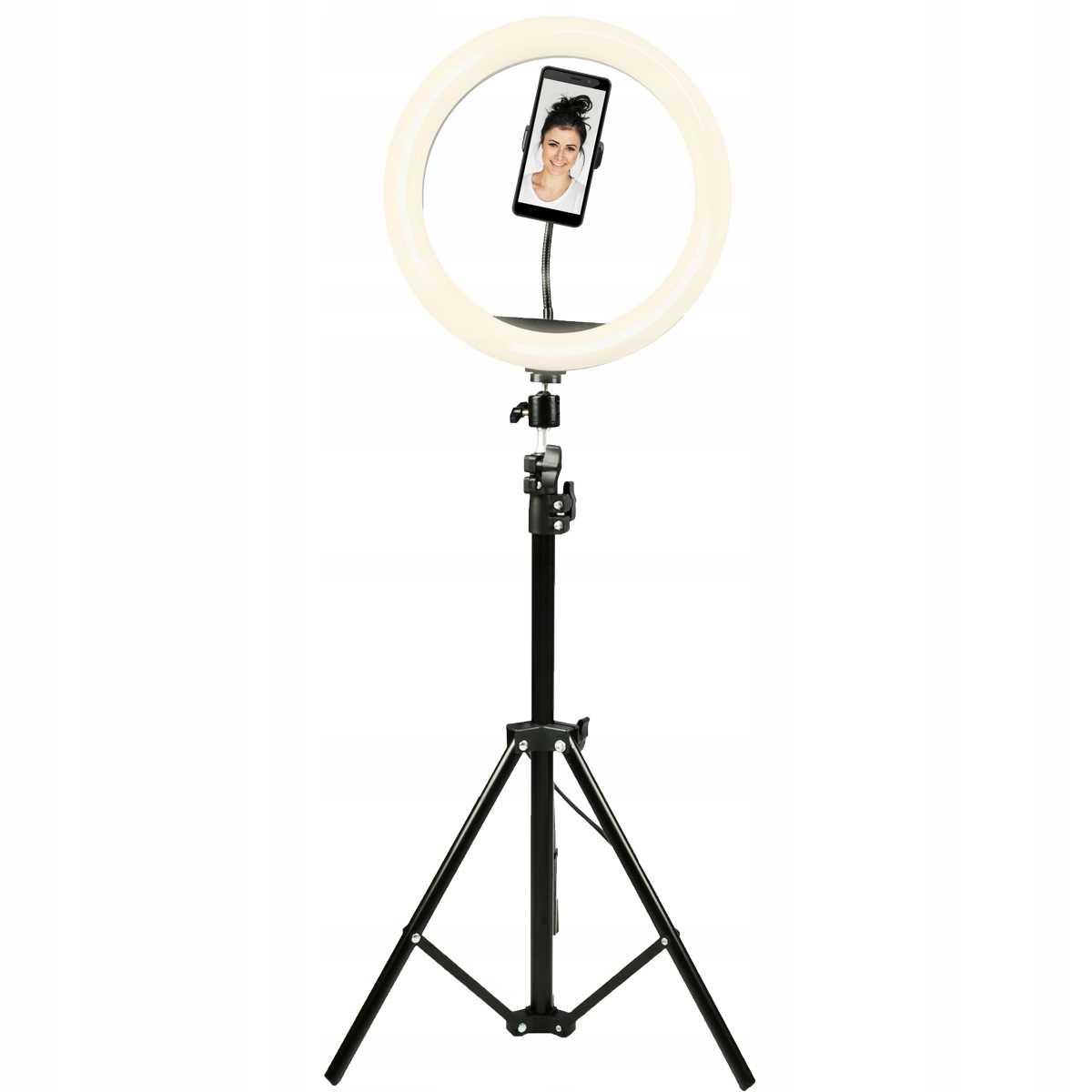 Denver LAMPA RING LED PIERŚCIENIOWA statyw MAKIJAŻ Marka Denver