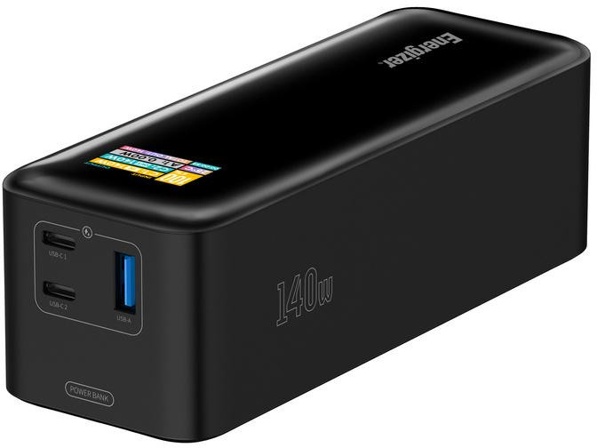 Powerbanka Energizer 27000mAh 140W Pd 2x Usb-c 1x Usb-a XP27000PD