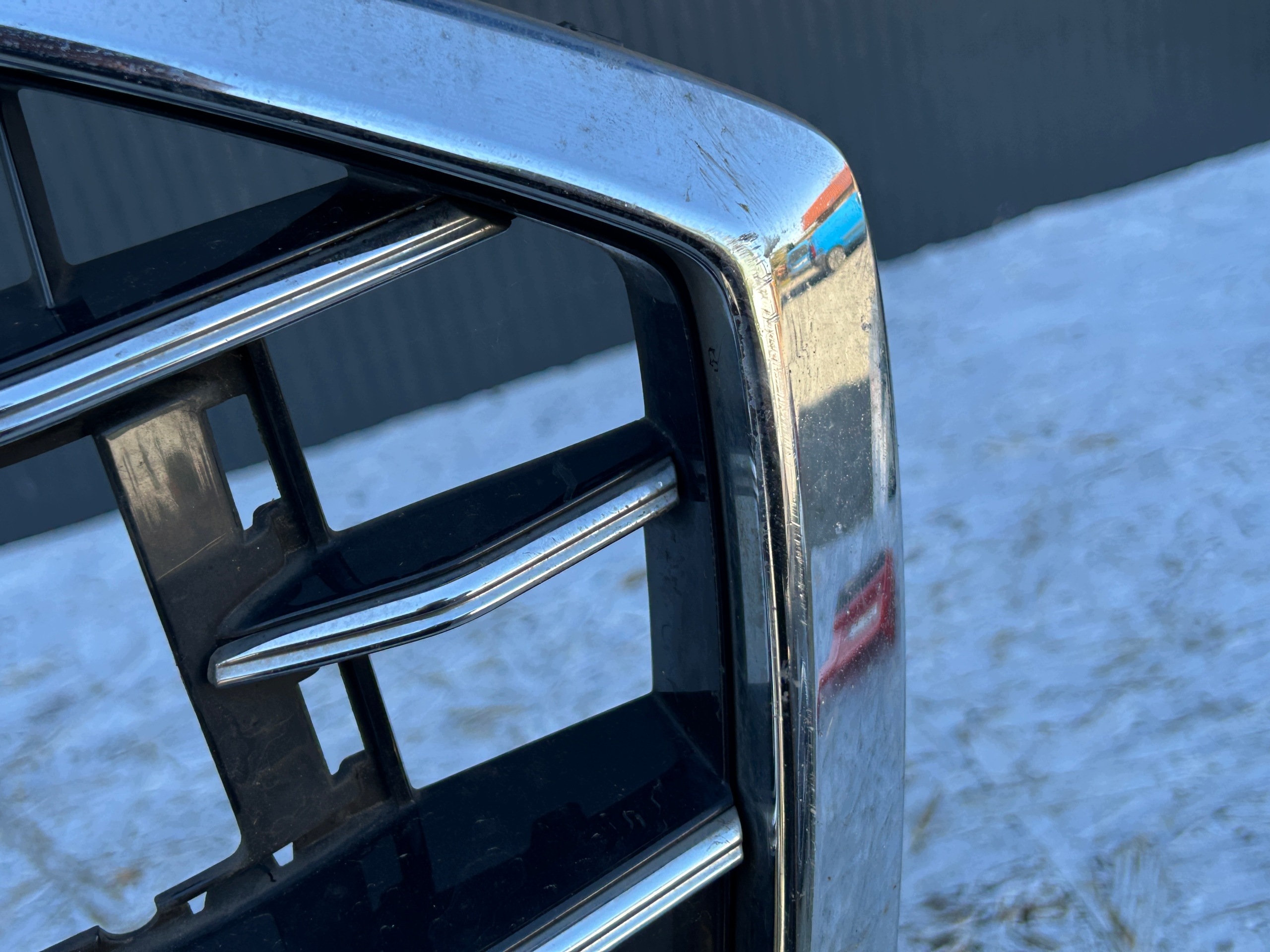 grill grille of a bumper front AUDI A6 C8 4K0853651C