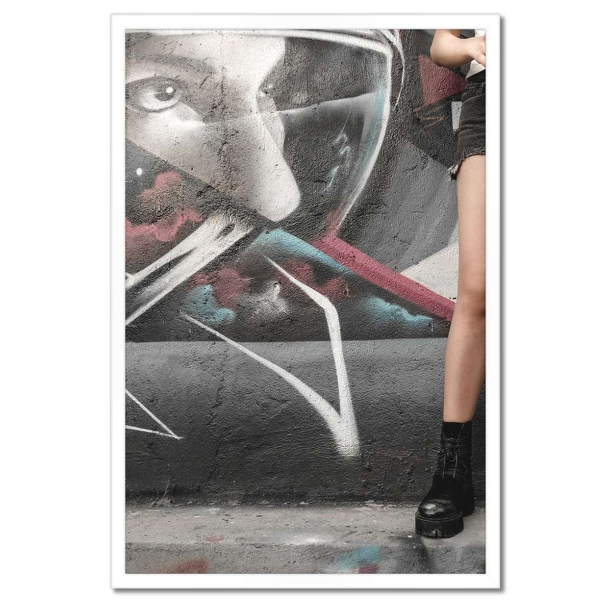 Plakáty v rámu 40x60 Graffiti Pouliční umění