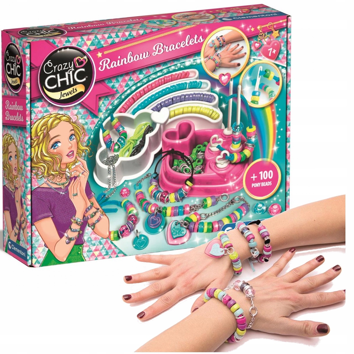 

Crazy Chic Kolorowe Bransoletki Zestaw Clementoni