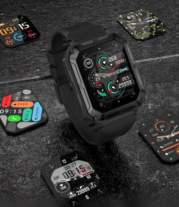 CUBOT C2OPRO SMARTWATCH PANCERNY PULS ROZMOWY TEL Rodzaj smartband