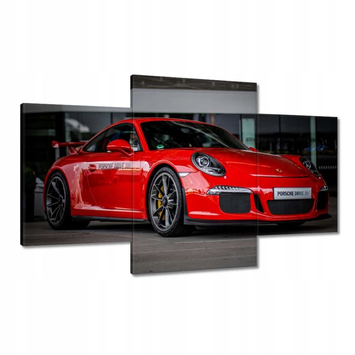 Obrazy 100x60 Červené Porsche
