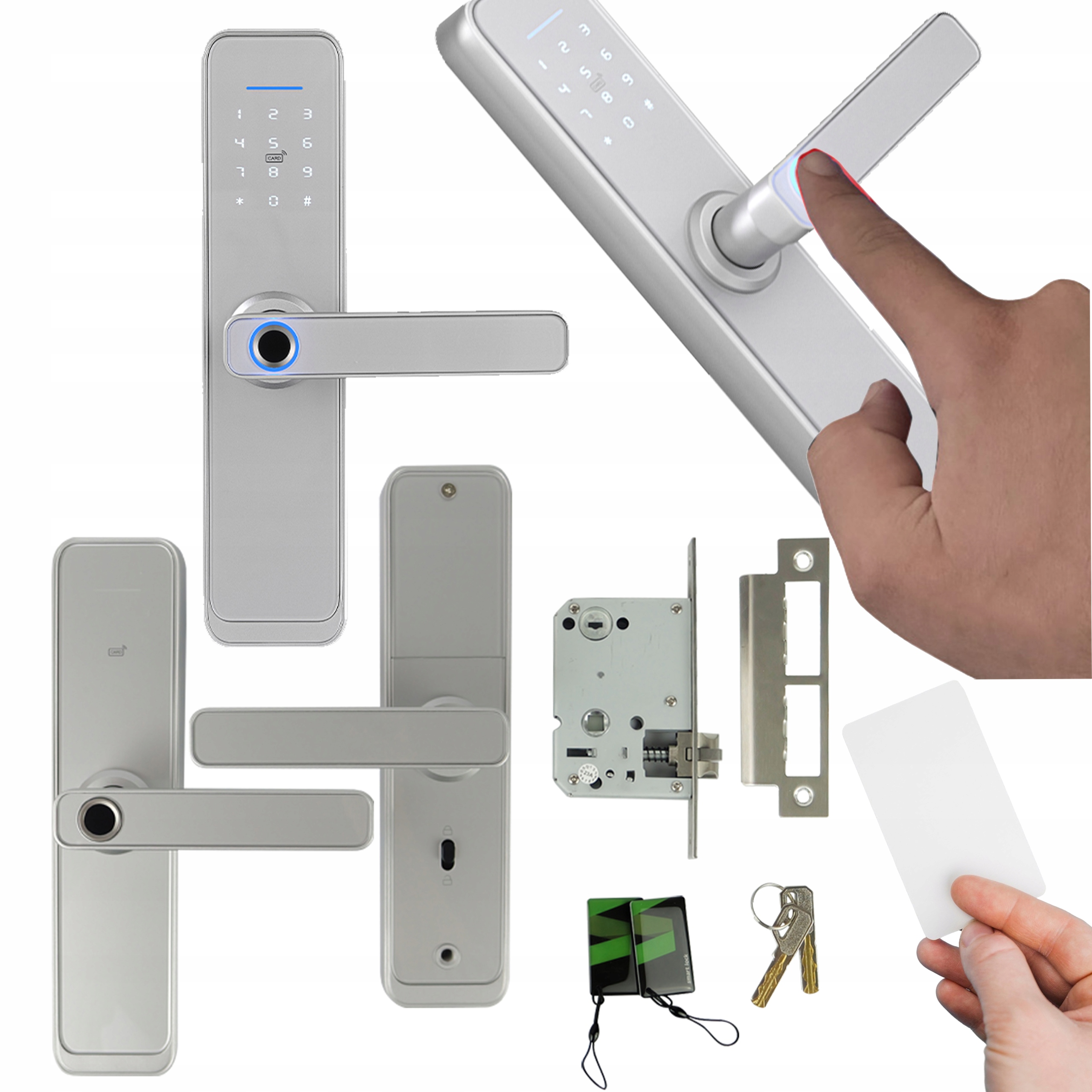 Inteligentní Zámek Na Dveře Kontrola Přístupu Rfid 13.56 MHz Aplikace Tuya