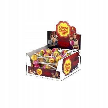 50x 12g Chupa Chups Stranger Things vzhůru nohama lízátka Karton