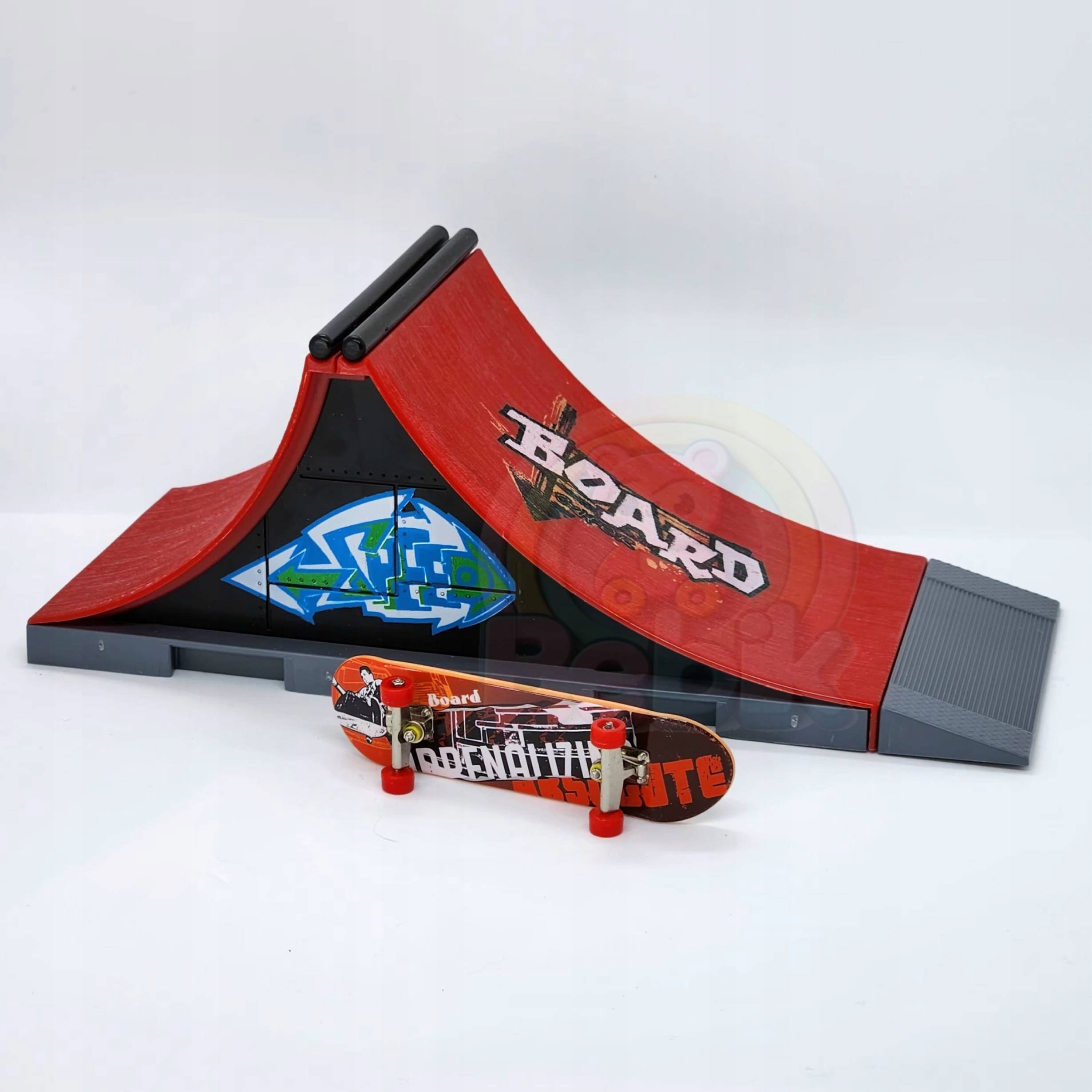 FINGERBOARD DESKOROLKA NA PALCE RAMPA SKATEPARK ZMIENNE KÓŁKA + AKCESORIA Model Tech Deck VS Series Krooked