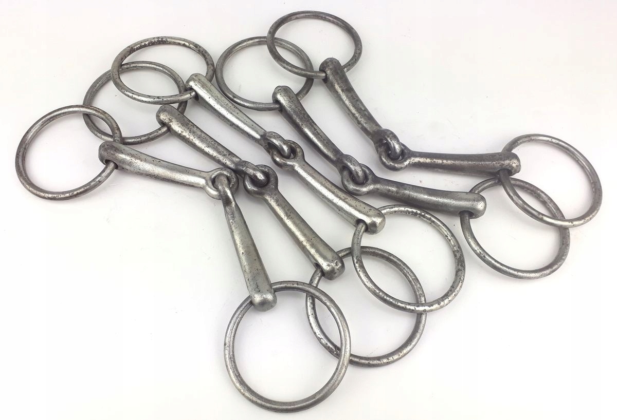 Wędzidło łamane 15,5 cm SZWEDZKA STAL z wojska Model .