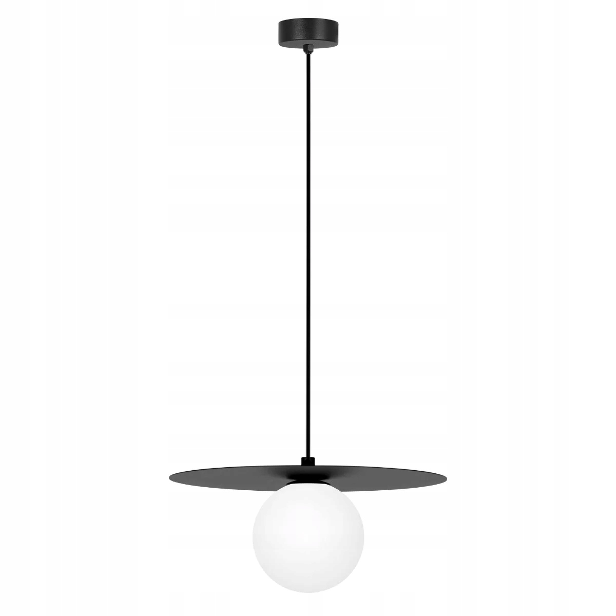 Závěsná lampa Kaja Robin Ø25 cm, černobílá, 1xG9, 10 W, IP20