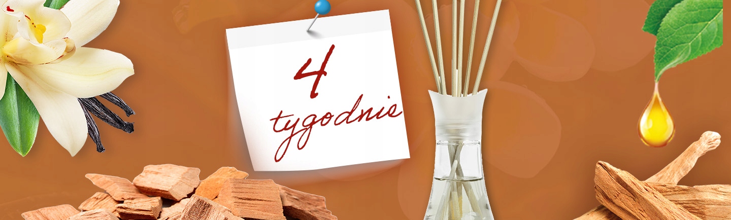 AIR WICK PATYCZKI ZAPACHOWE ZAPACH DRZEWO SANDAŁOWE I ZMYSŁOWA WANILIA 30ML Typ do pomieszczeń