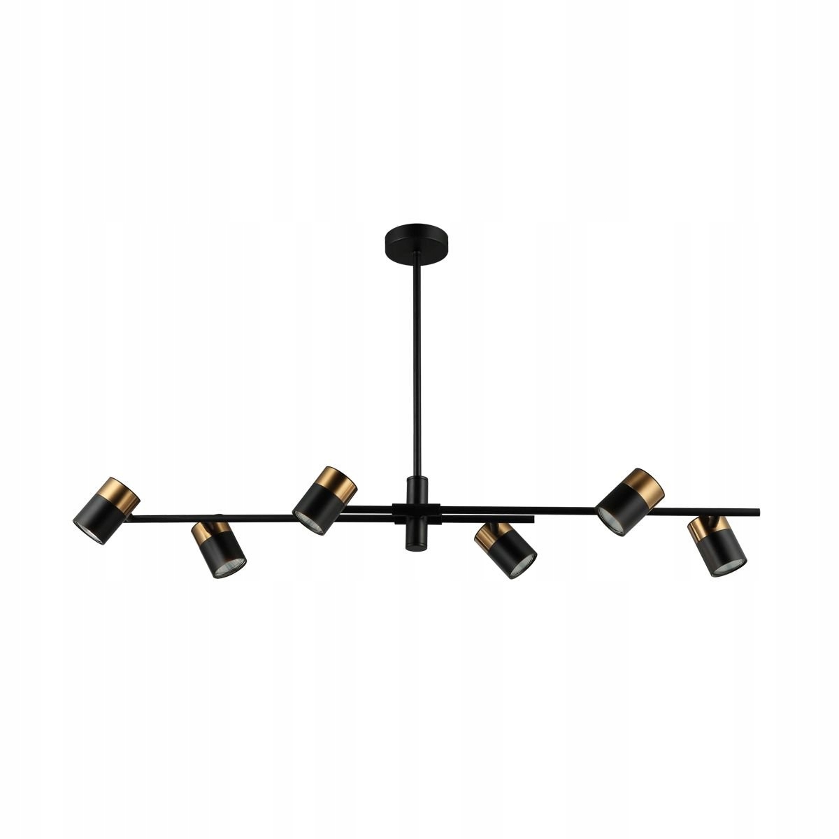 Lampa Sufitowa Elice Czarna Nowoczesna Italux
