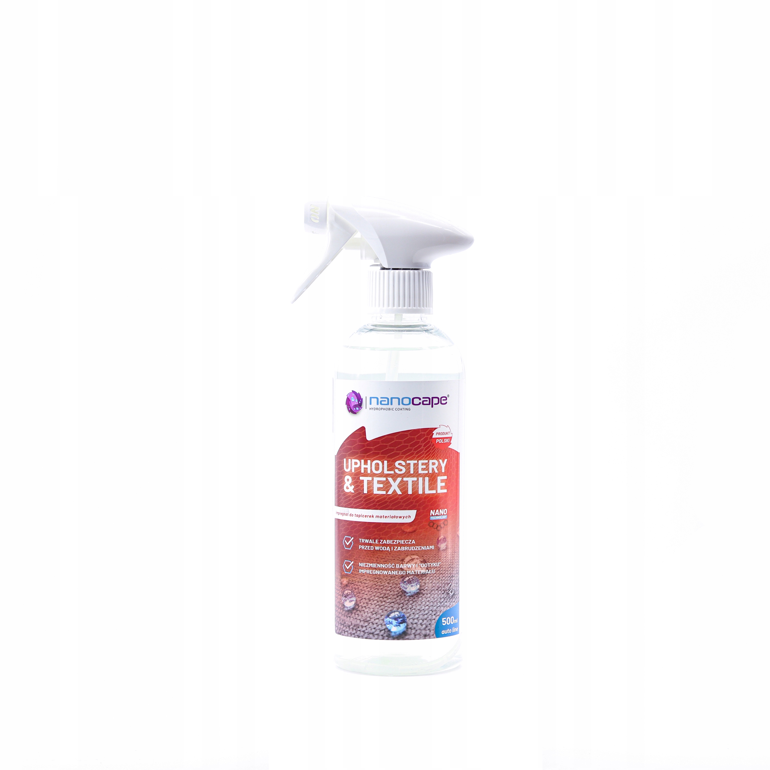 

Impregnat do tapicerki materiałowej 500ml Nanocape