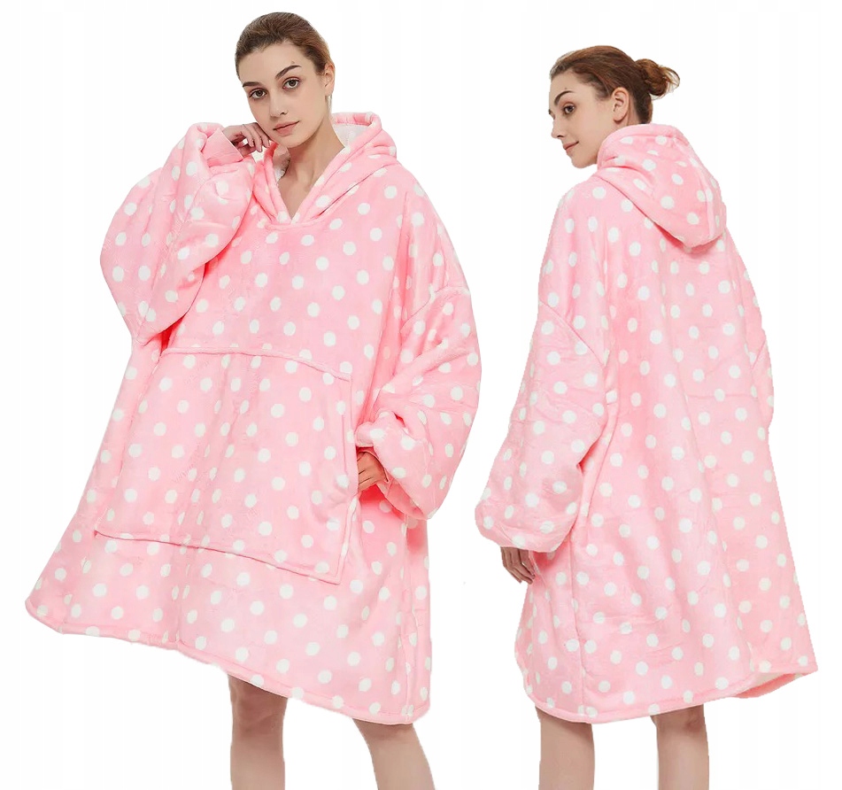 

Bluza Koc Gruba Kocobluza Oversize Futrzak XXL