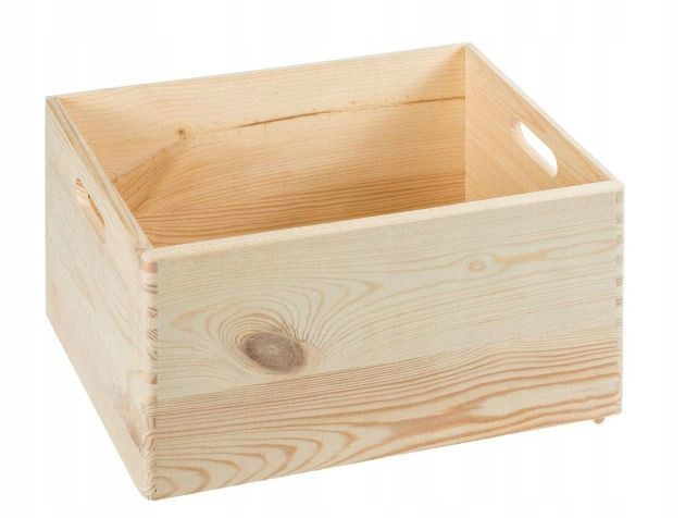 Krabička Cruz 40x24x30 cm, objem 28,8 l borovice