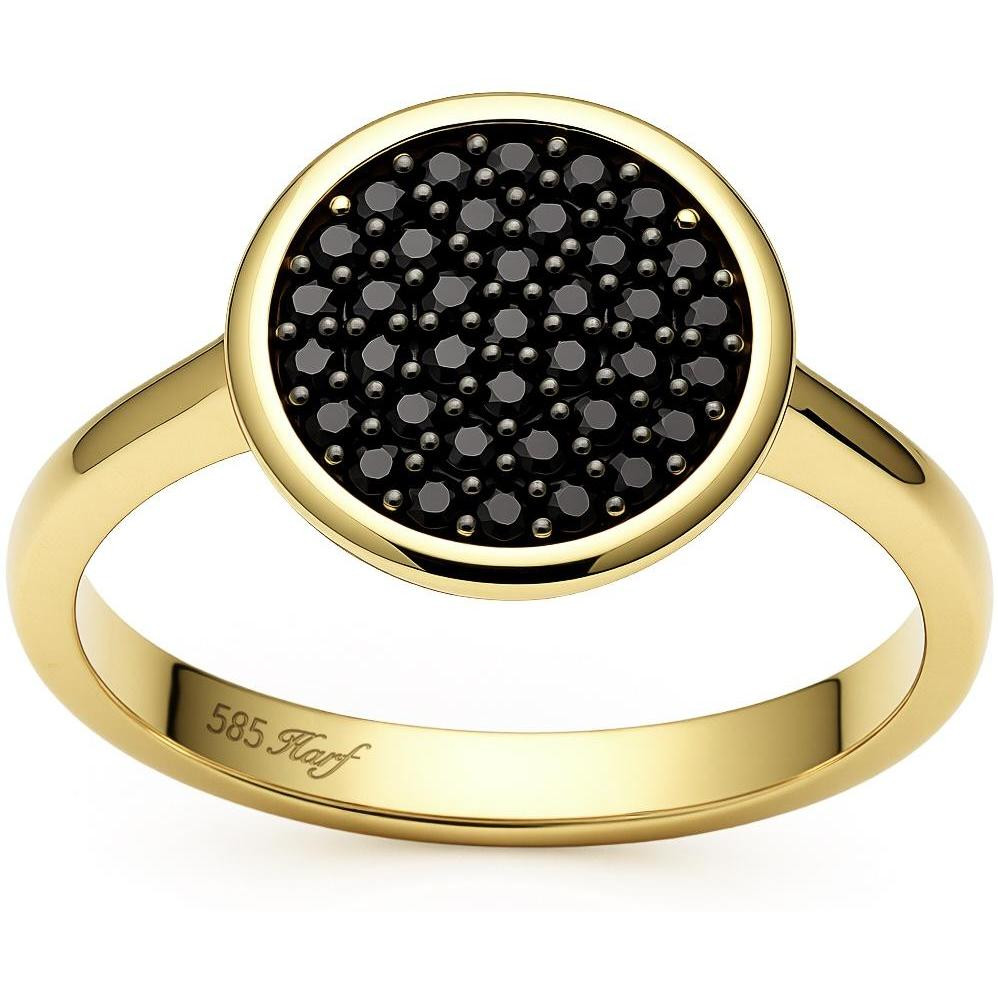 Prstýnek Harf zlato 585 kolečko R-14