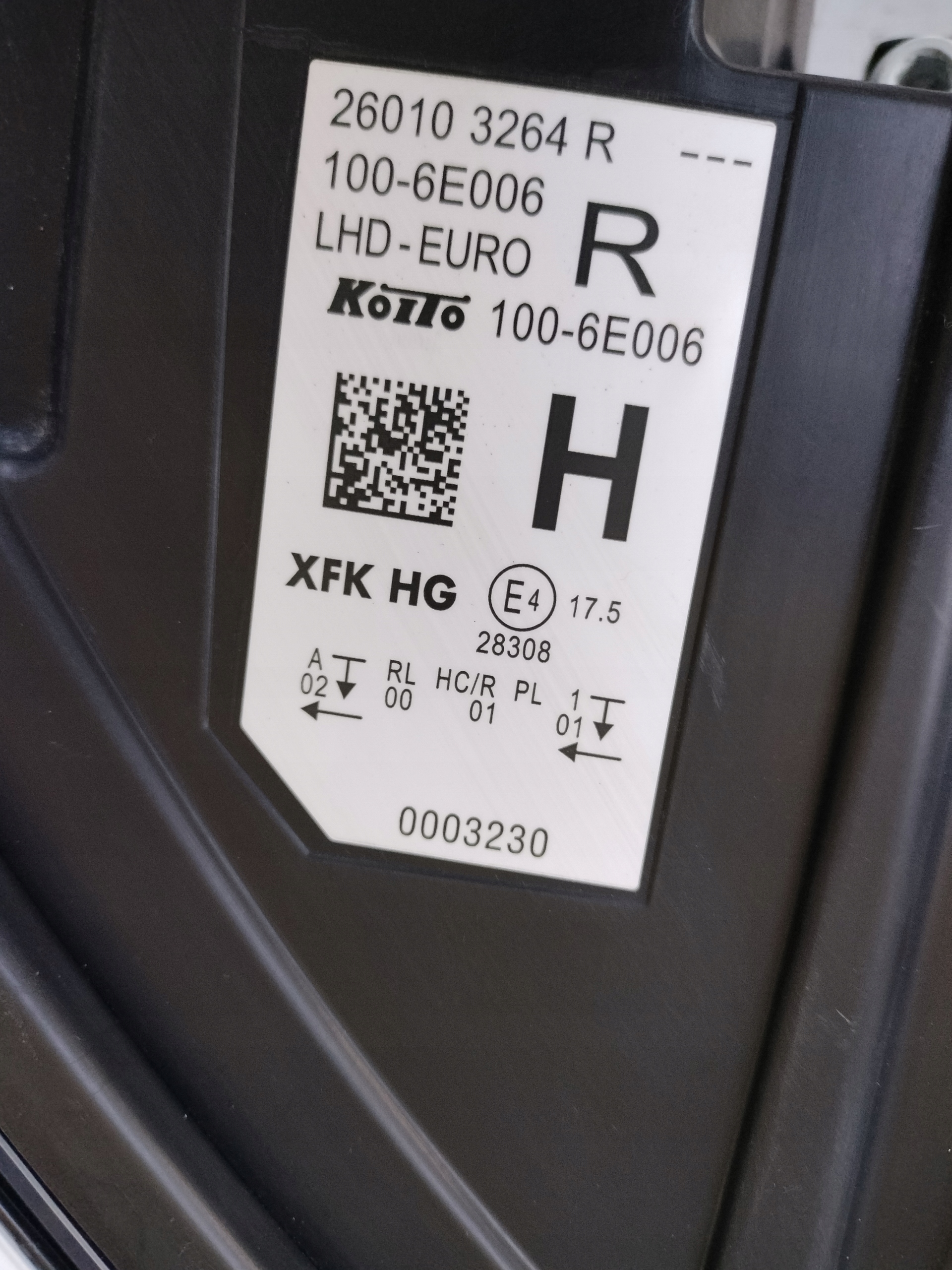 light right REFLEKTOR RENAULT KANGOO IV 21- FULL LED