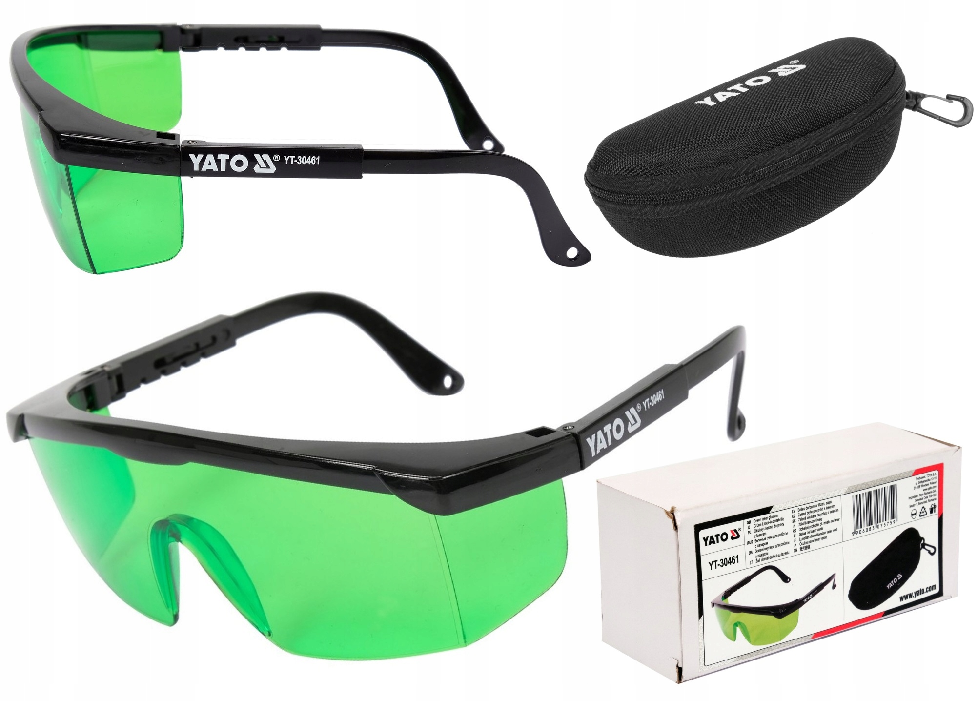 OKULARY ZIELONE DO PRACY Z LASEREM POLIWĘGLAN YATO Rodzaj okulary
