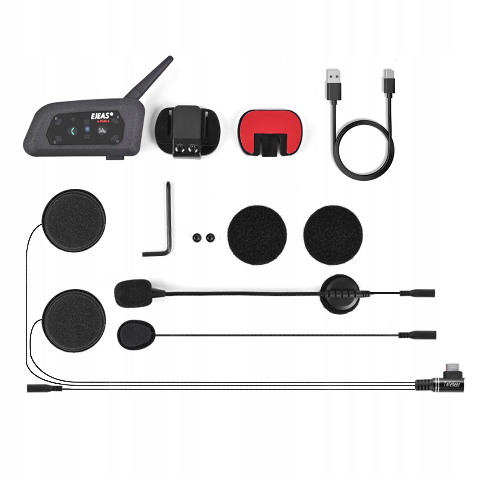 Interkom do kasku motocyklowego 2 szt EJEAS V6 Pro Model EJEAS V6 Pro