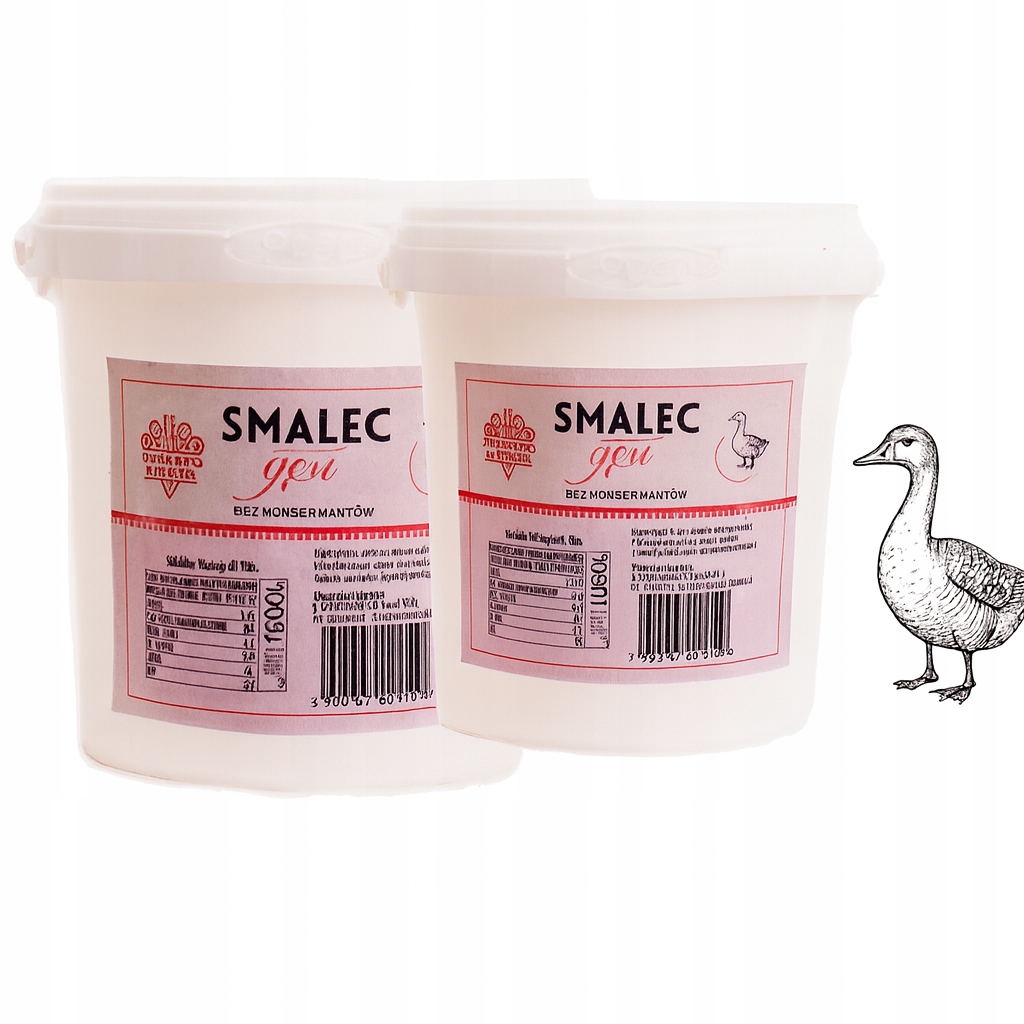 Husí sádlo 1 kg Schronisko Bukowina (celkem dvě balení) husí tuk