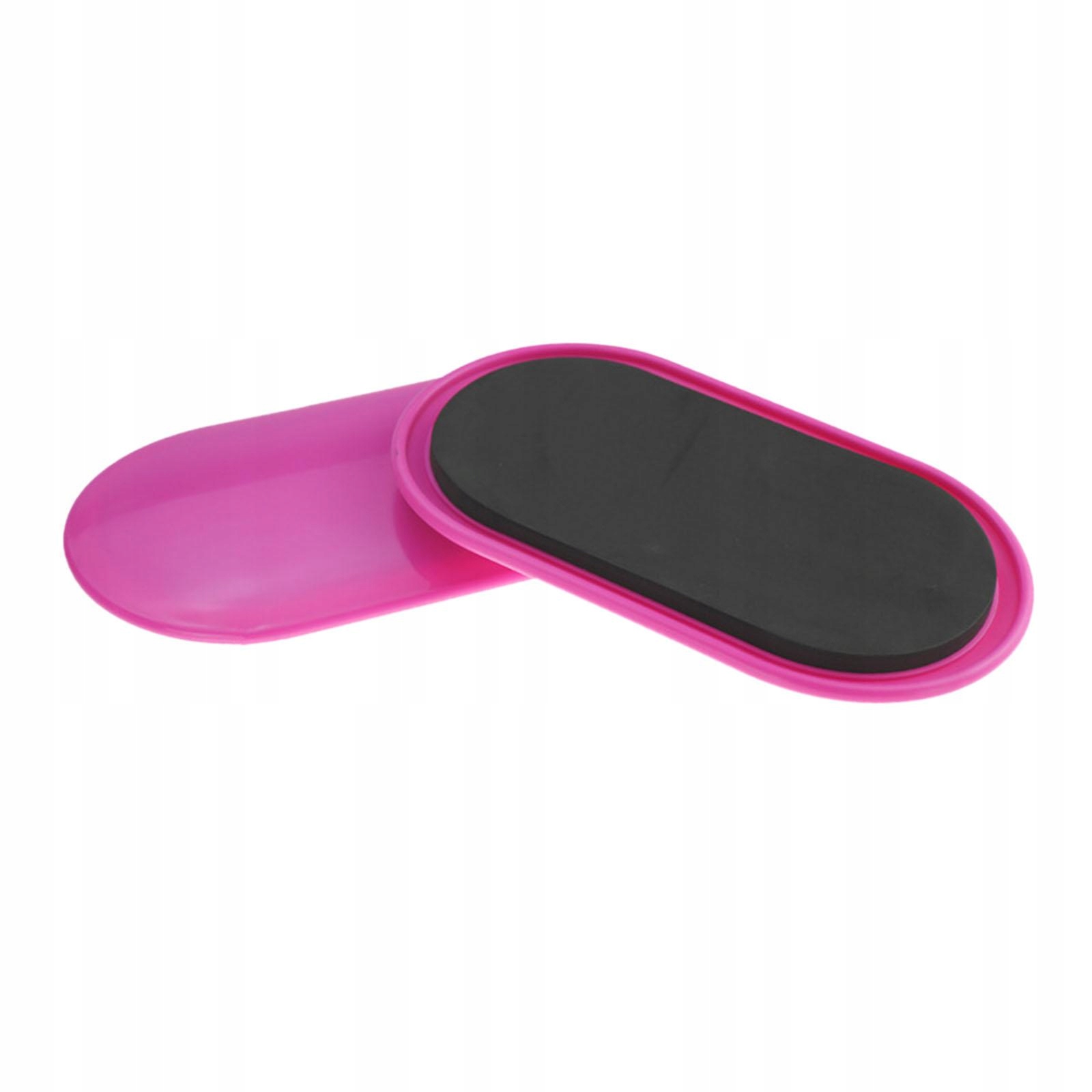 2Pcs Exercise Core Sliders Travel Abdominal Training Foot Balance Pink