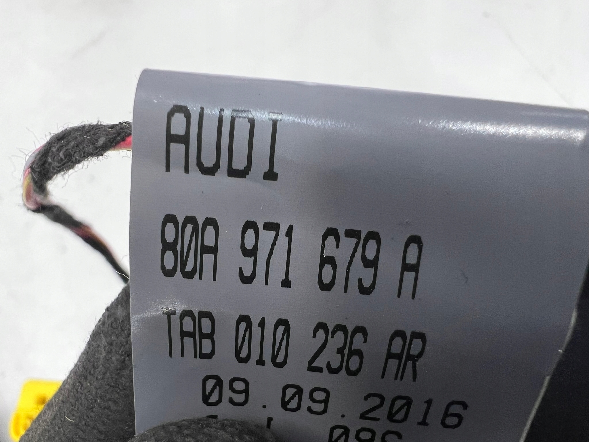 bundle passenger compartments + switch airbag AUDI Q5 FY 80A971679A