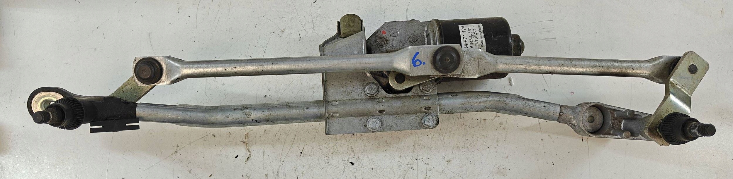 BMW 1 E81 E87 Mécanisme et Micro moteur Essuie glaces Vitres przedniej czolowej