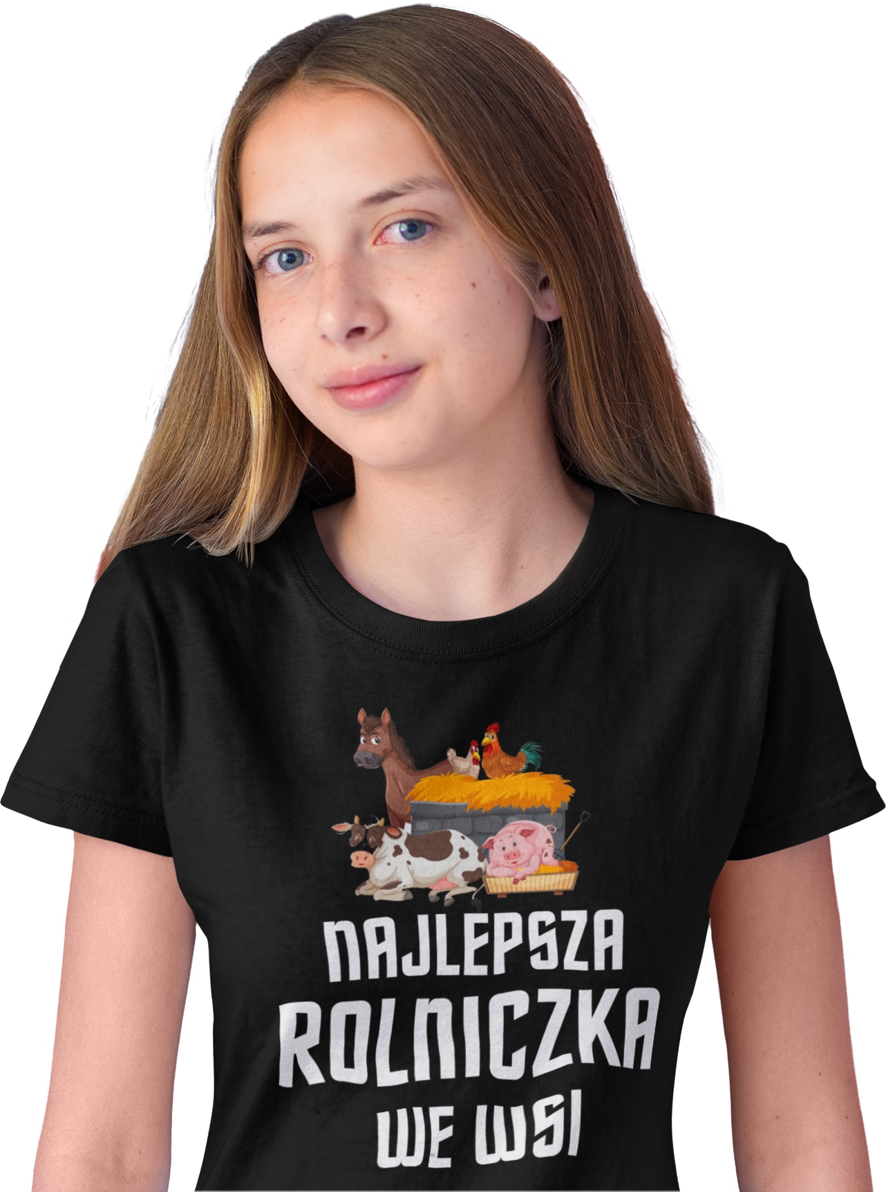 Koszulka NAJLEPSZA ROLNICZKA damska L Marka JHK