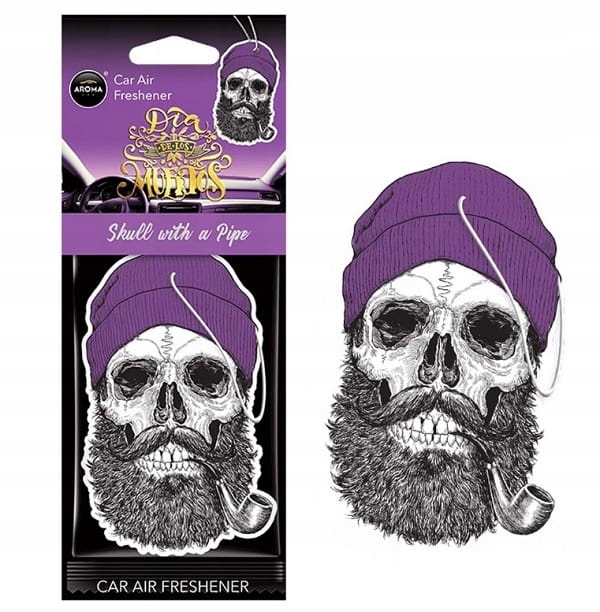 

Aroma Car Skull With a Pipe Costal Surf