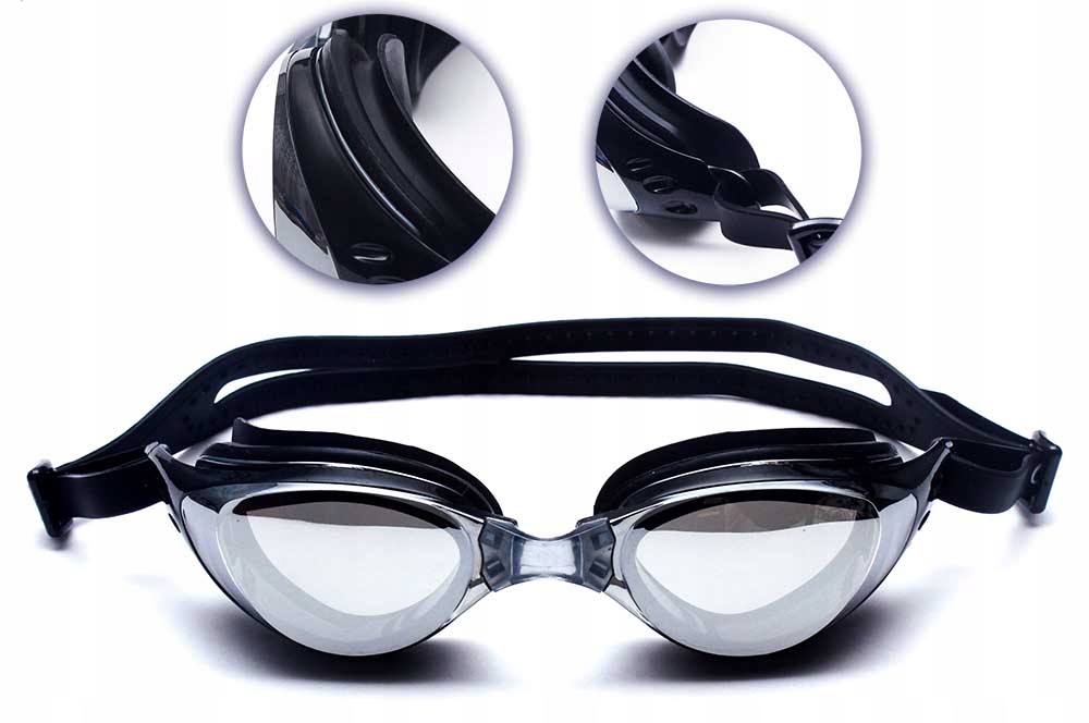 OKULARY PŁYWACKIE na BASEN ANTI-FOG do PŁYWANIA