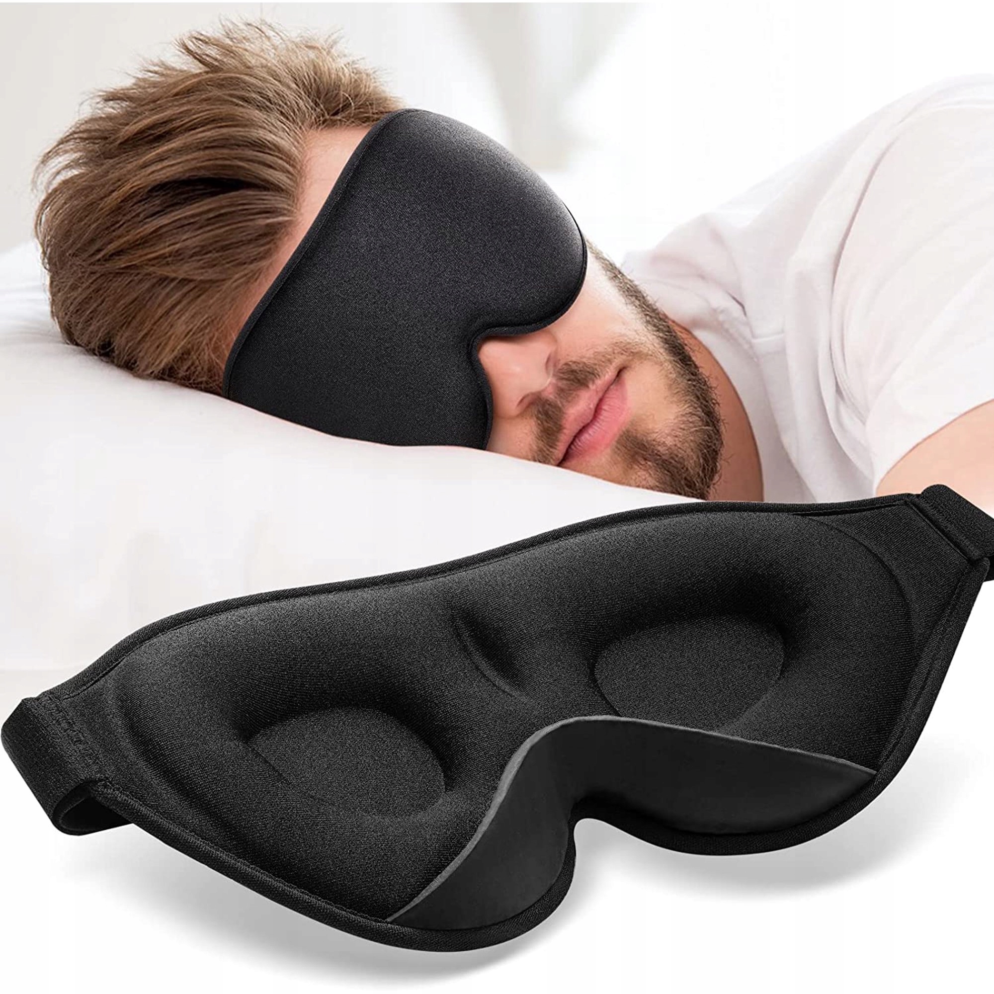 

Opaska na oczy maska do spania 3D Jakość Premium