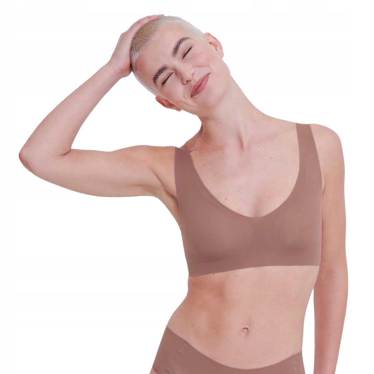Sloggi Podprsenka Bralette Zero Feel 2.0 špinavě růžová M