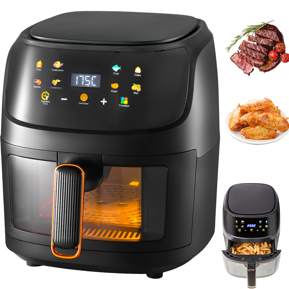 2400W Cyfrowa Frytkownica Powietrzna, Obiegu Powietrza, 8L Dużej Pojemności