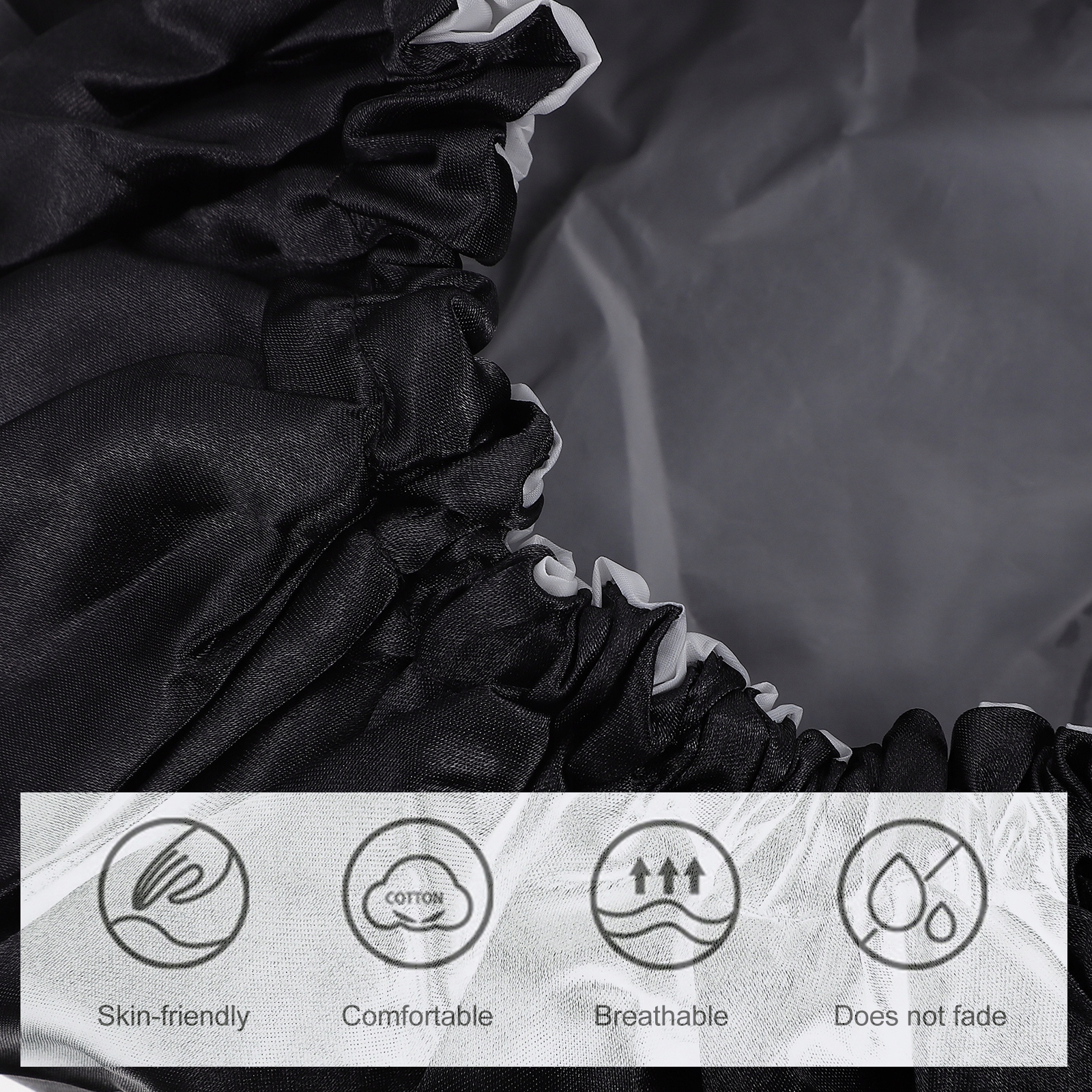 Satin Sleep Bonnet Damska dostawa do kąpieli 4 szt Marka bez marki