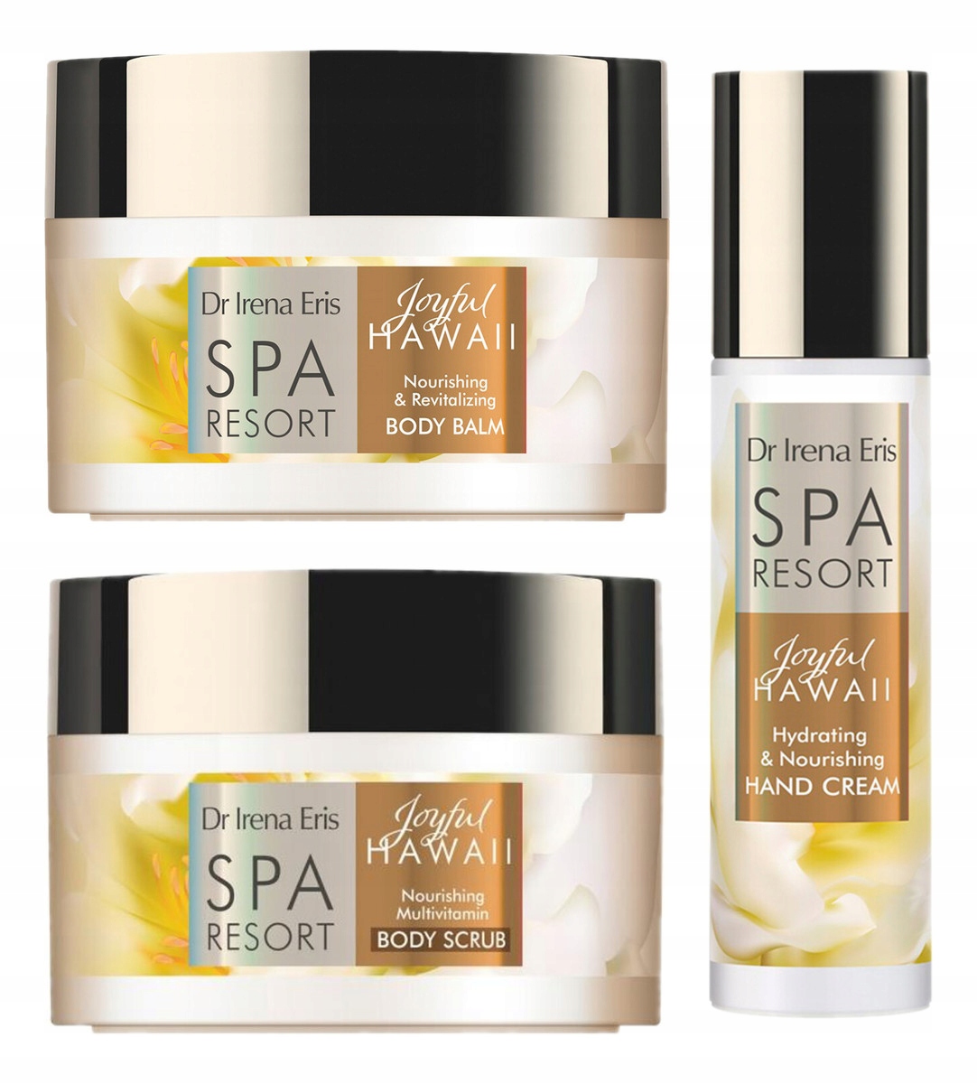 Dr Irena Eris Spa Resort Joyful Hawaii Peelingový tělový krém na ruce