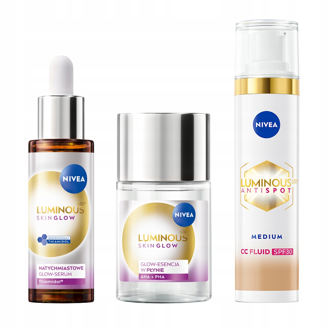 Nivea Luminous Sérum na pigmentové skvrny Esence CC krém Medium SPF30