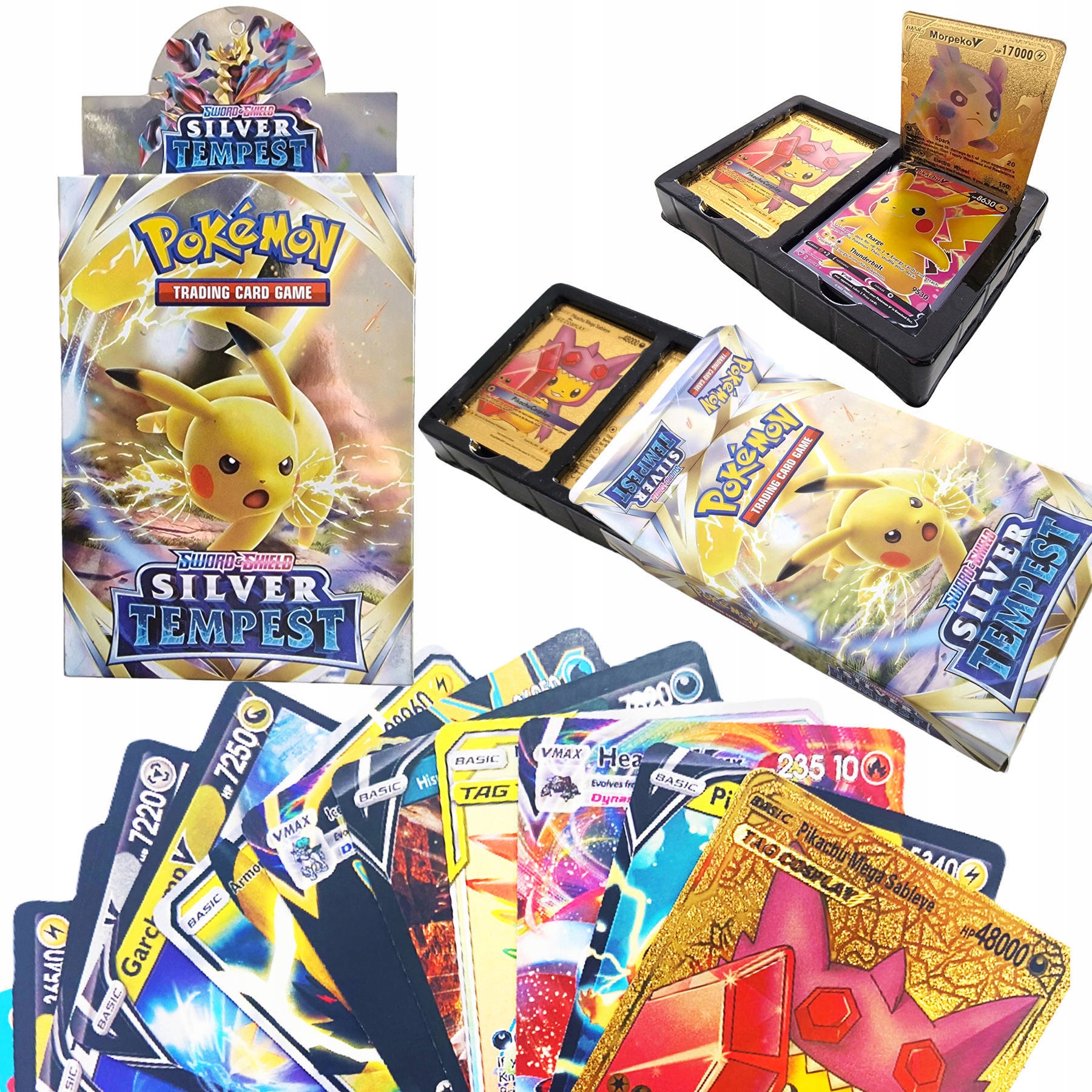 

Pokemon Karty Kolekcjonerskie Silver Tempest 84szt